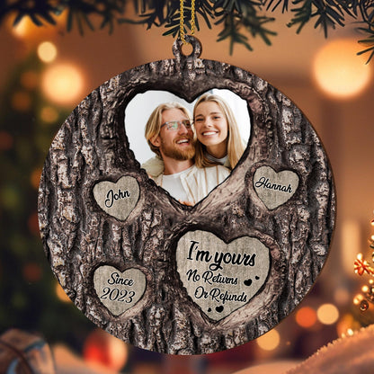 I'm Yours No Returns Or Refunds Heart Design