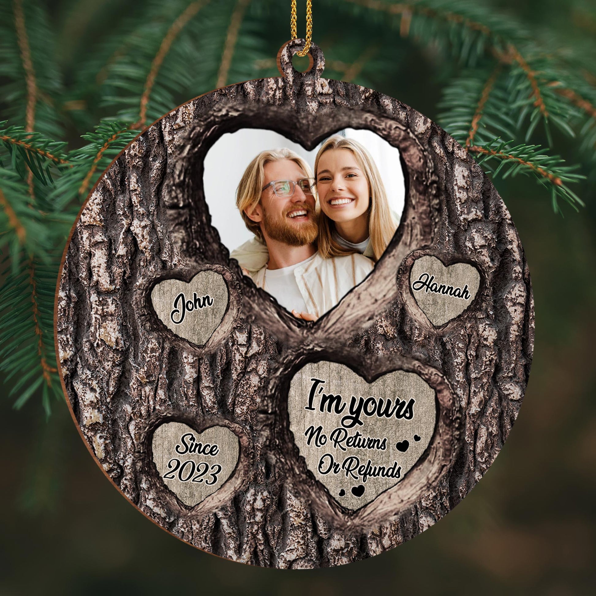 I'm Yours No Returns Or Refunds Heart Design