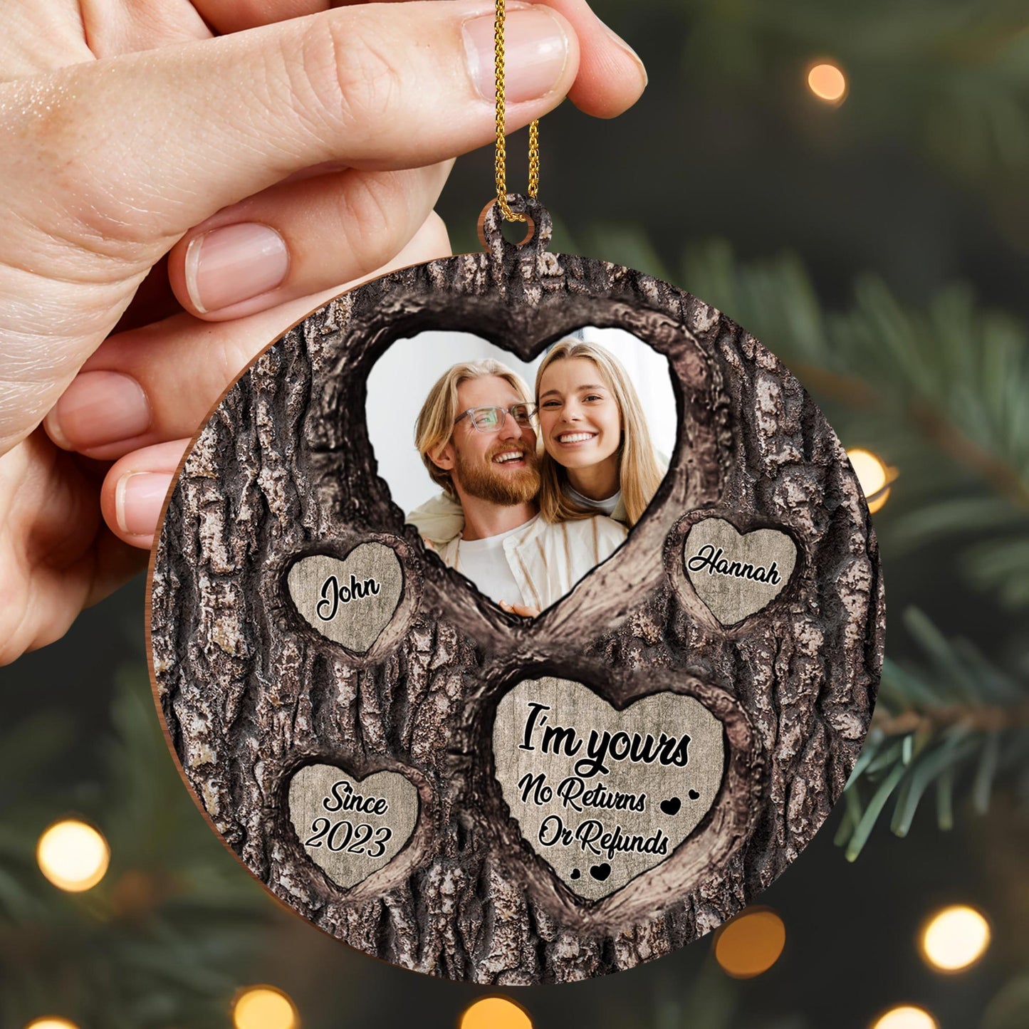 I'm Yours No Returns Or Refunds Heart Design