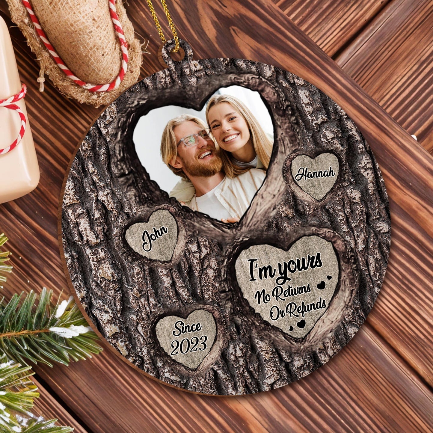 I'm Yours No Returns Or Refunds Heart Design