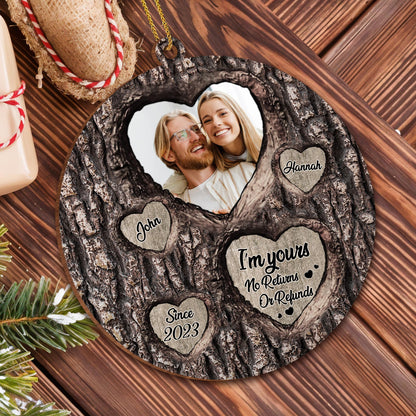 I'm Yours No Returns Or Refunds Heart Design