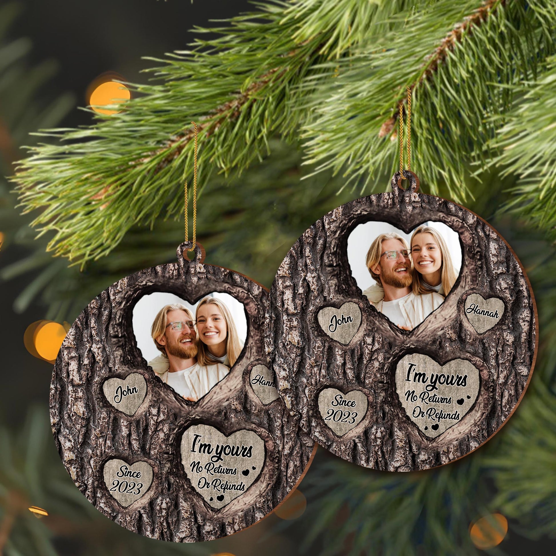 I'm Yours No Returns Or Refunds Heart Design