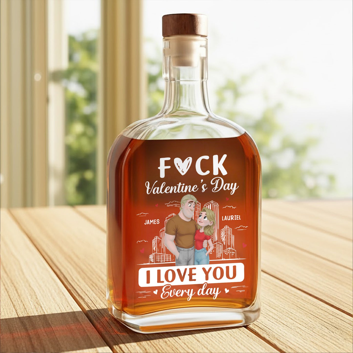 F*ck Valentine's Day I Love You Every Day, Couple Heart Design