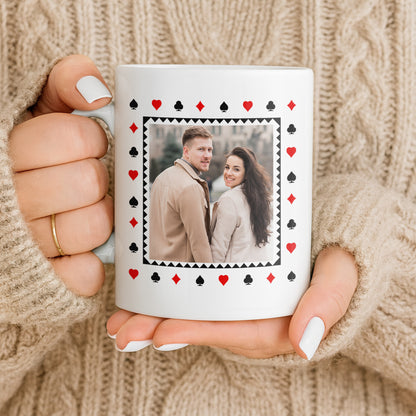 How Lucky Are We Playing Card Hearts And Dice Photo Design