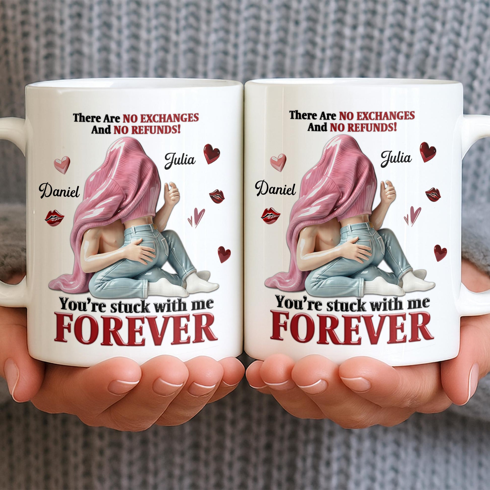 You're Stuck With Me Forever, Hearts and Lips