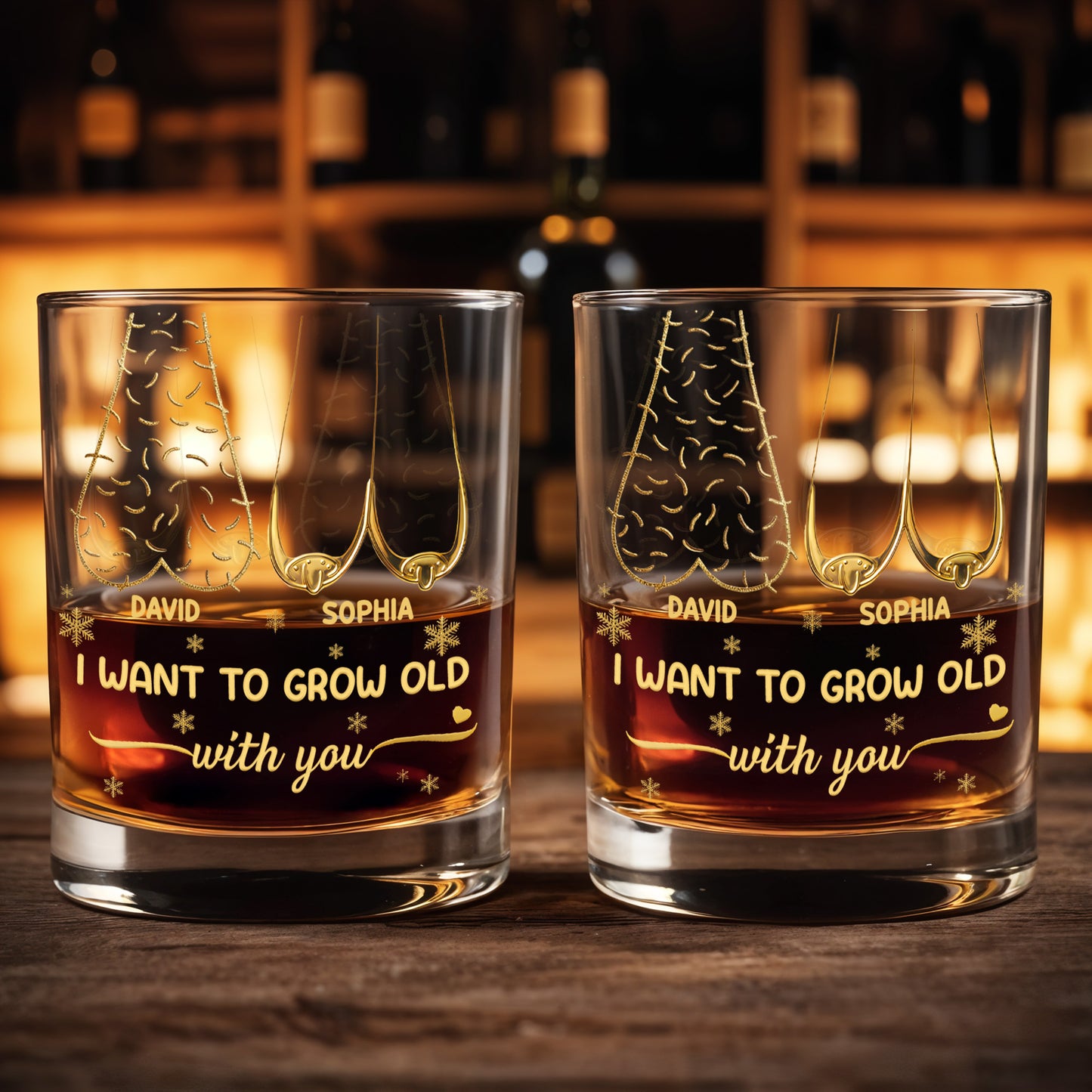 I Want To Grow Old With You, Tree Rings Design