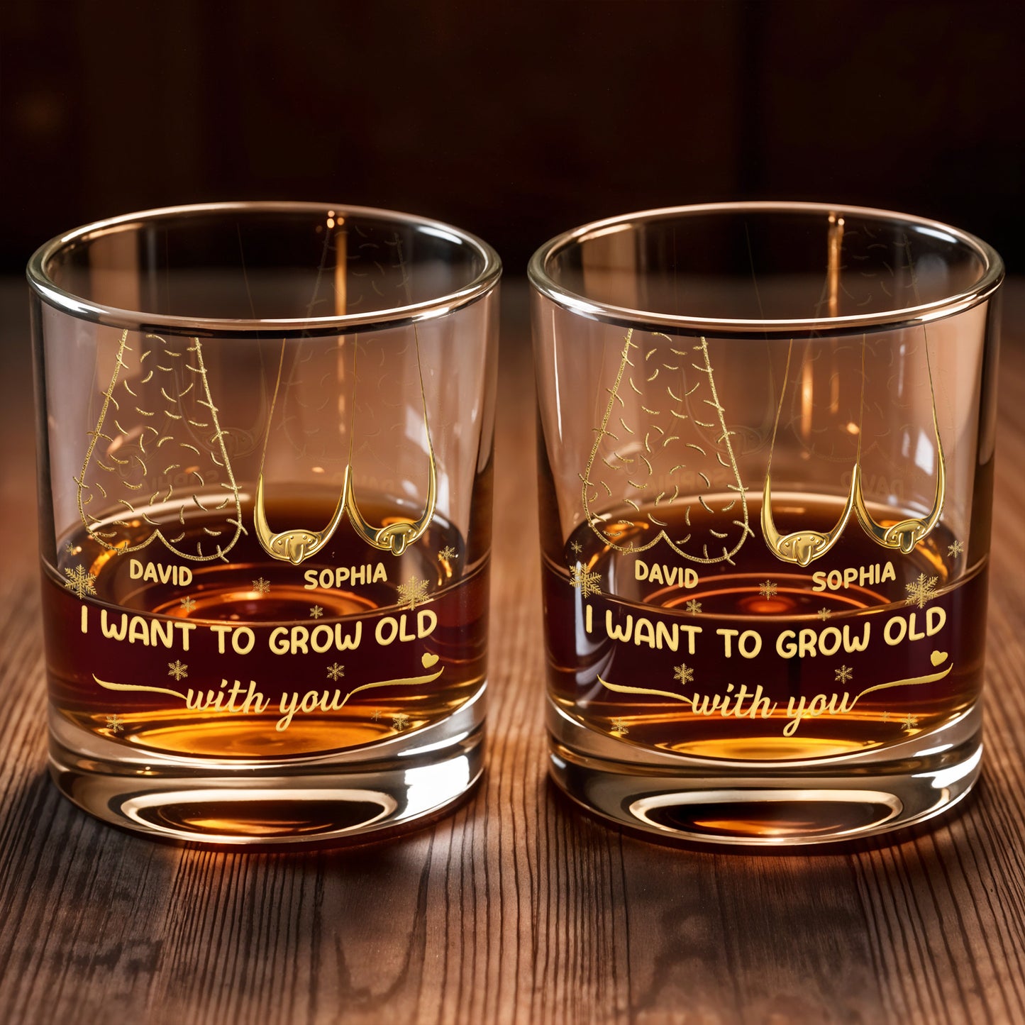 I Want To Grow Old With You, Tree Rings Design