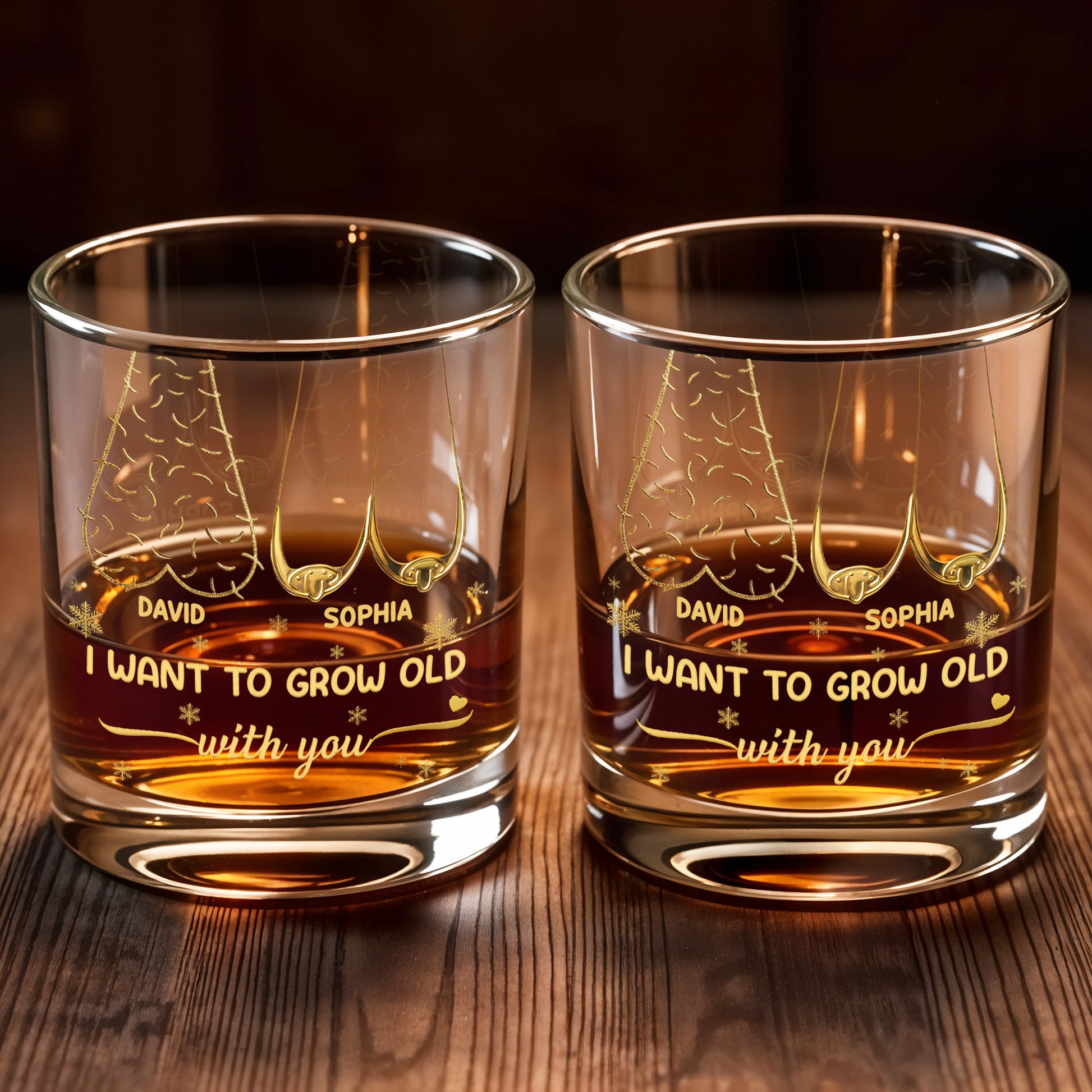 I Want To Grow Old With You, Tree Rings Design