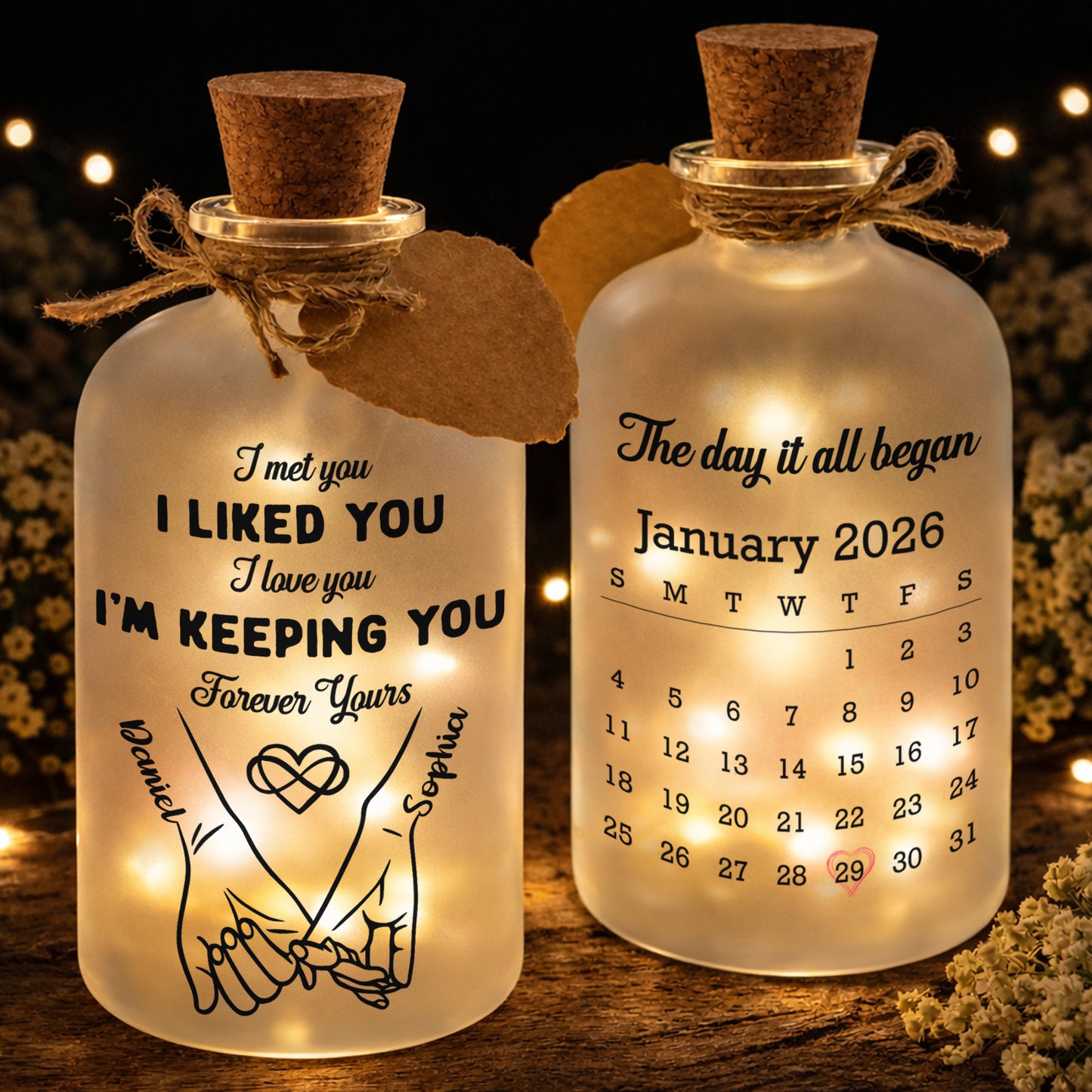 I Met You I Liked You Holding Hands And Calendar