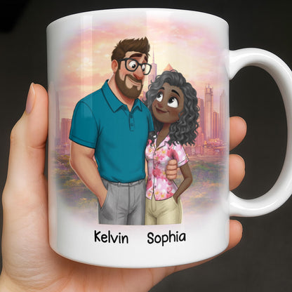 My Favorite Place Is Next to You, Hearts and Cityscape