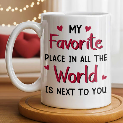 My Favorite Place Is Next to You, Hearts and Cityscape