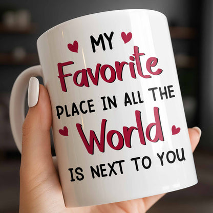 My Favorite Place Is Next to You, Hearts and Cityscape