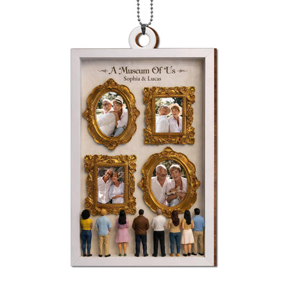 A Museum Of Us With Gold Frames And Photographs