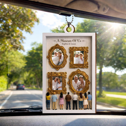 A Museum Of Us With Gold Frames And Photographs