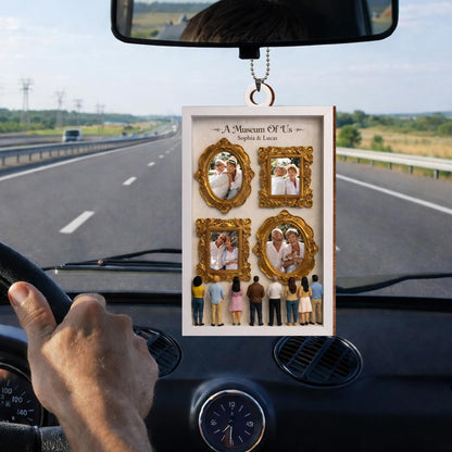 A Museum Of Us With Gold Frames And Photographs