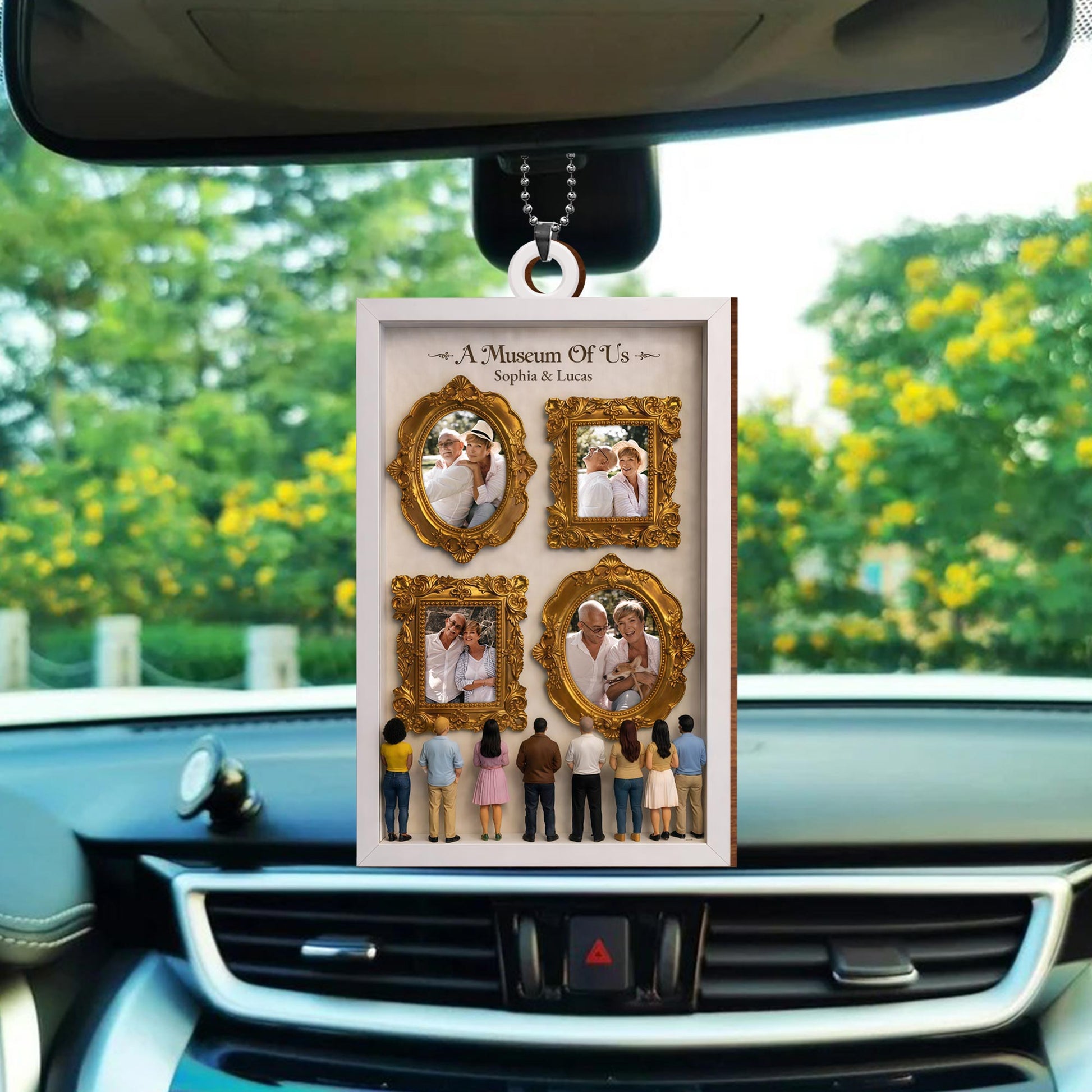 A Museum Of Us With Gold Frames And Photographs