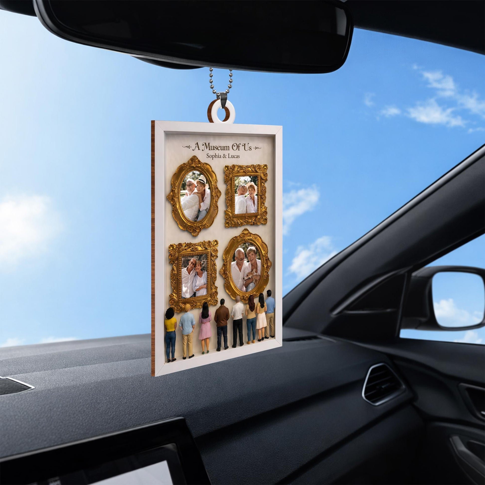 A Museum Of Us With Gold Frames And Photographs