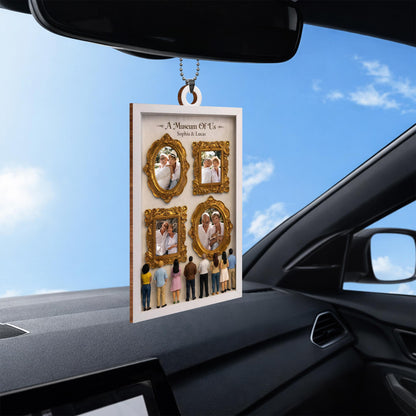 A Museum Of Us With Gold Frames And Photographs