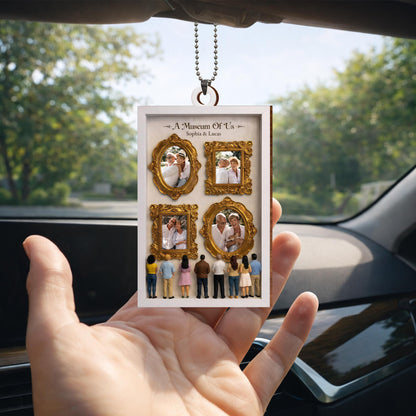 A Museum Of Us With Gold Frames And Photographs