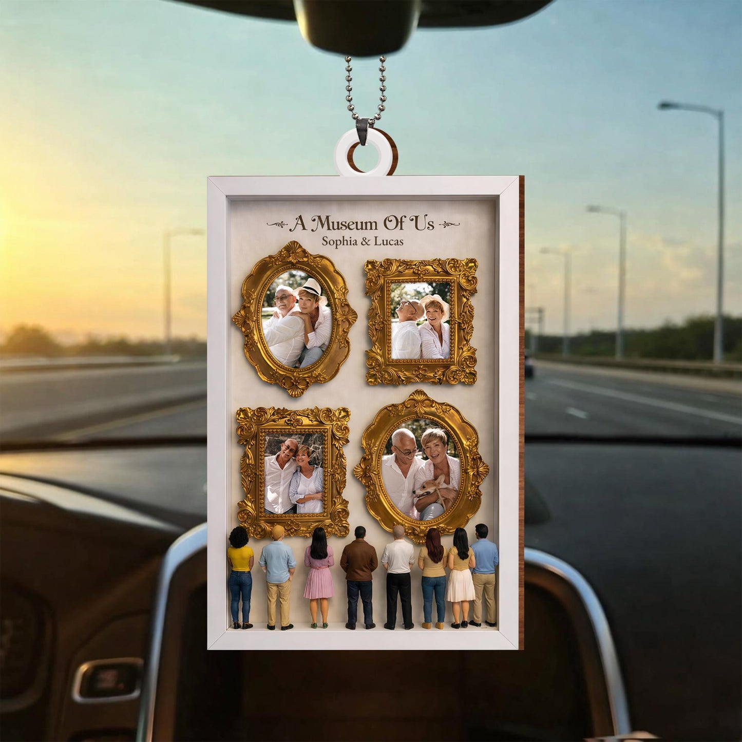 A Museum Of Us With Gold Frames And Photographs