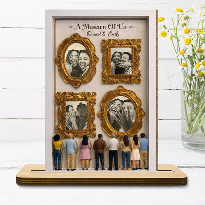 A Museum Of Us, Framed Photos In Gold Frames