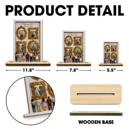 A Museum Of Us, Framed Photos In Gold Frames