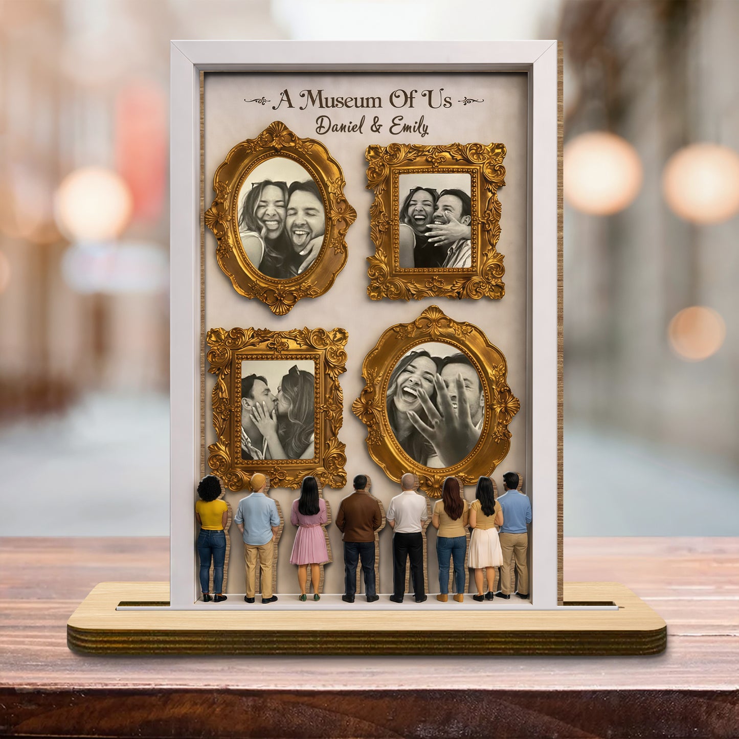 A Museum Of Us, Framed Photos In Gold Frames