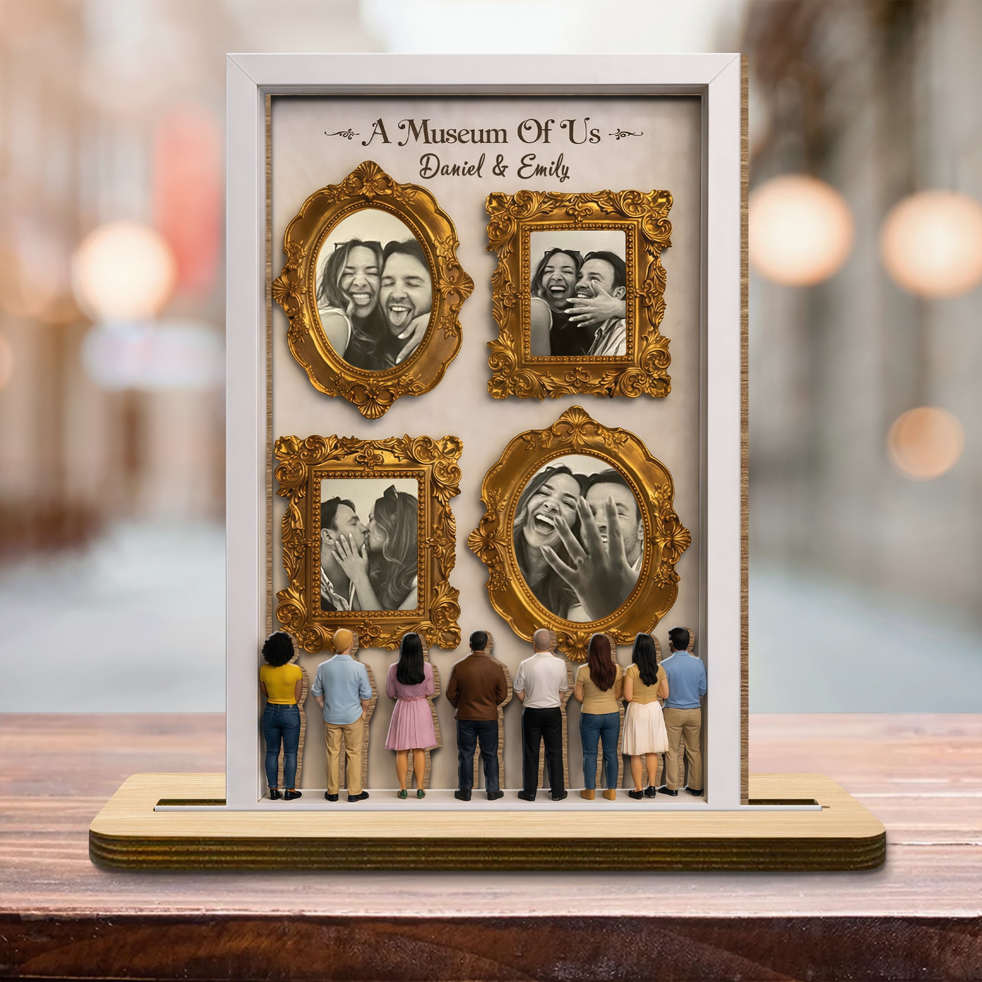 A Museum Of Us, Framed Photos In Gold Frames