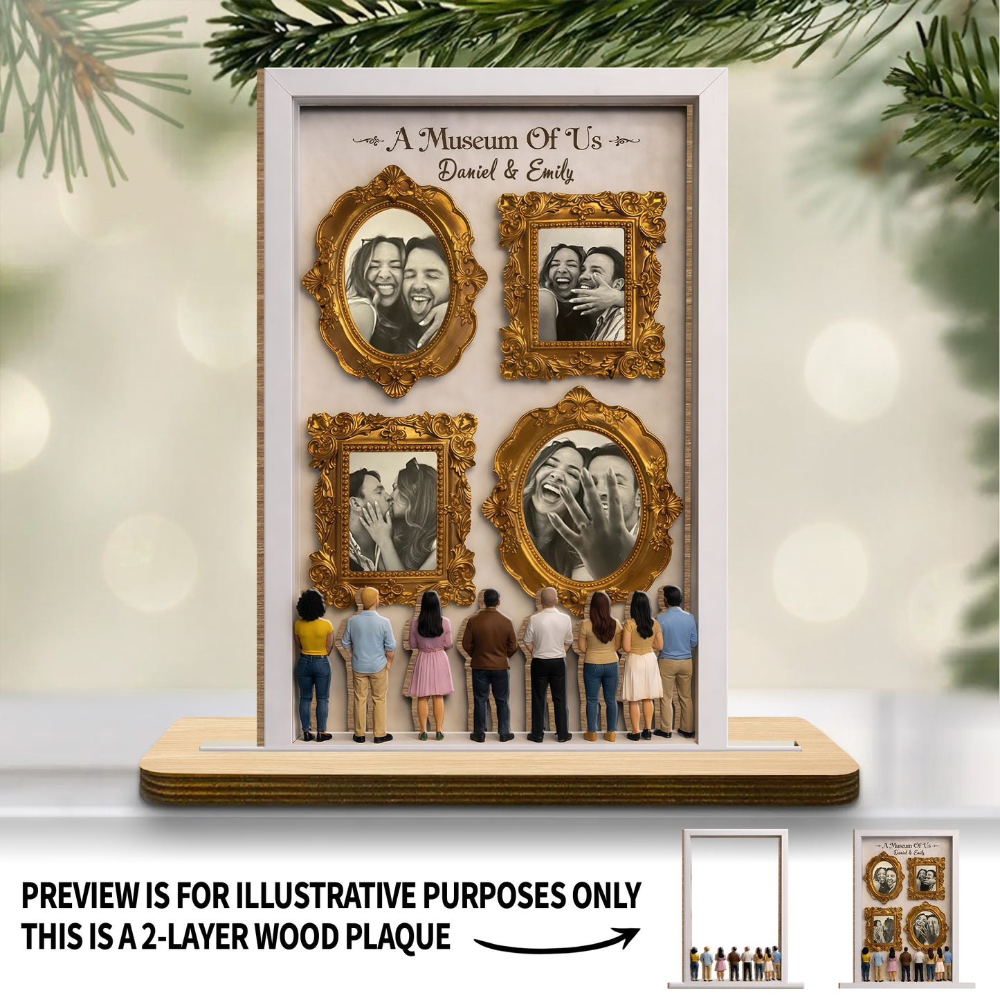 A Museum Of Us, Framed Photos In Gold Frames