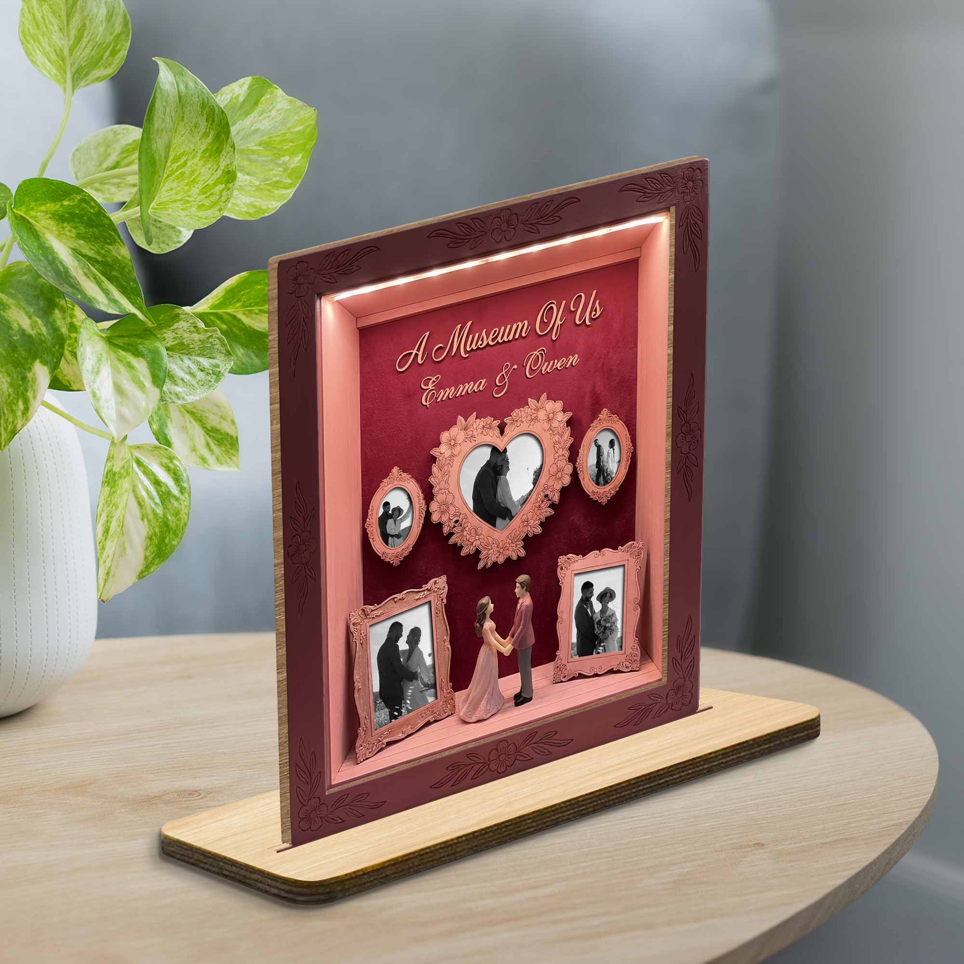 A Museum Of Us With Frames And Heart