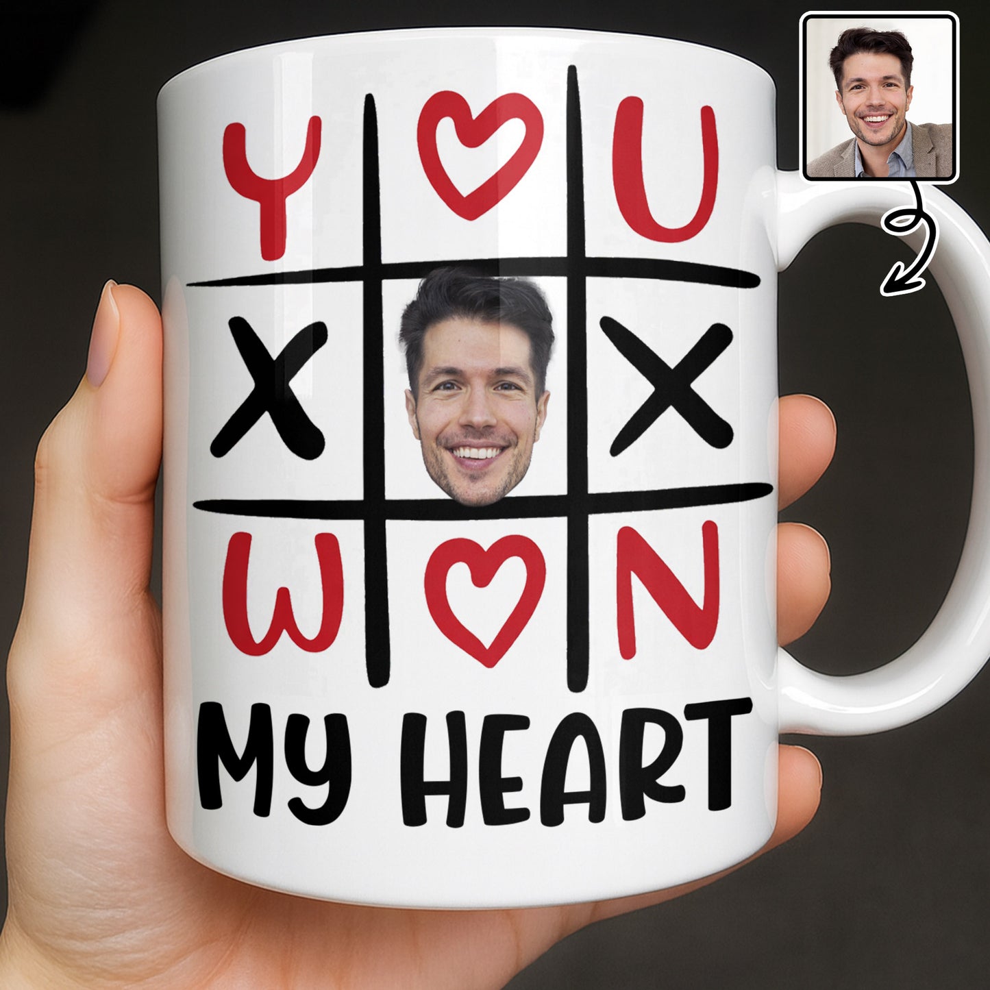 You Won My Heart With Tic-Tac-Toe And Hearts