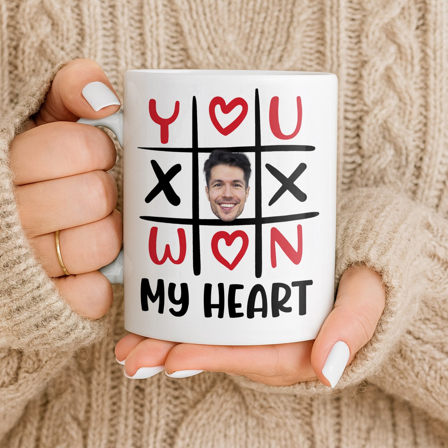 You Won My Heart With Tic-Tac-Toe And Hearts