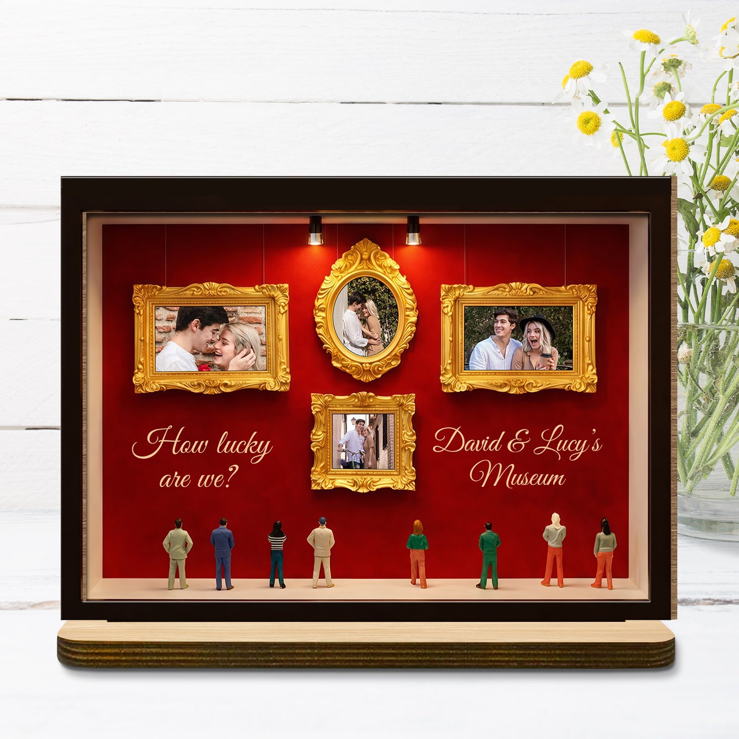 How Lucky Are We, Museum Frames And Miniature People