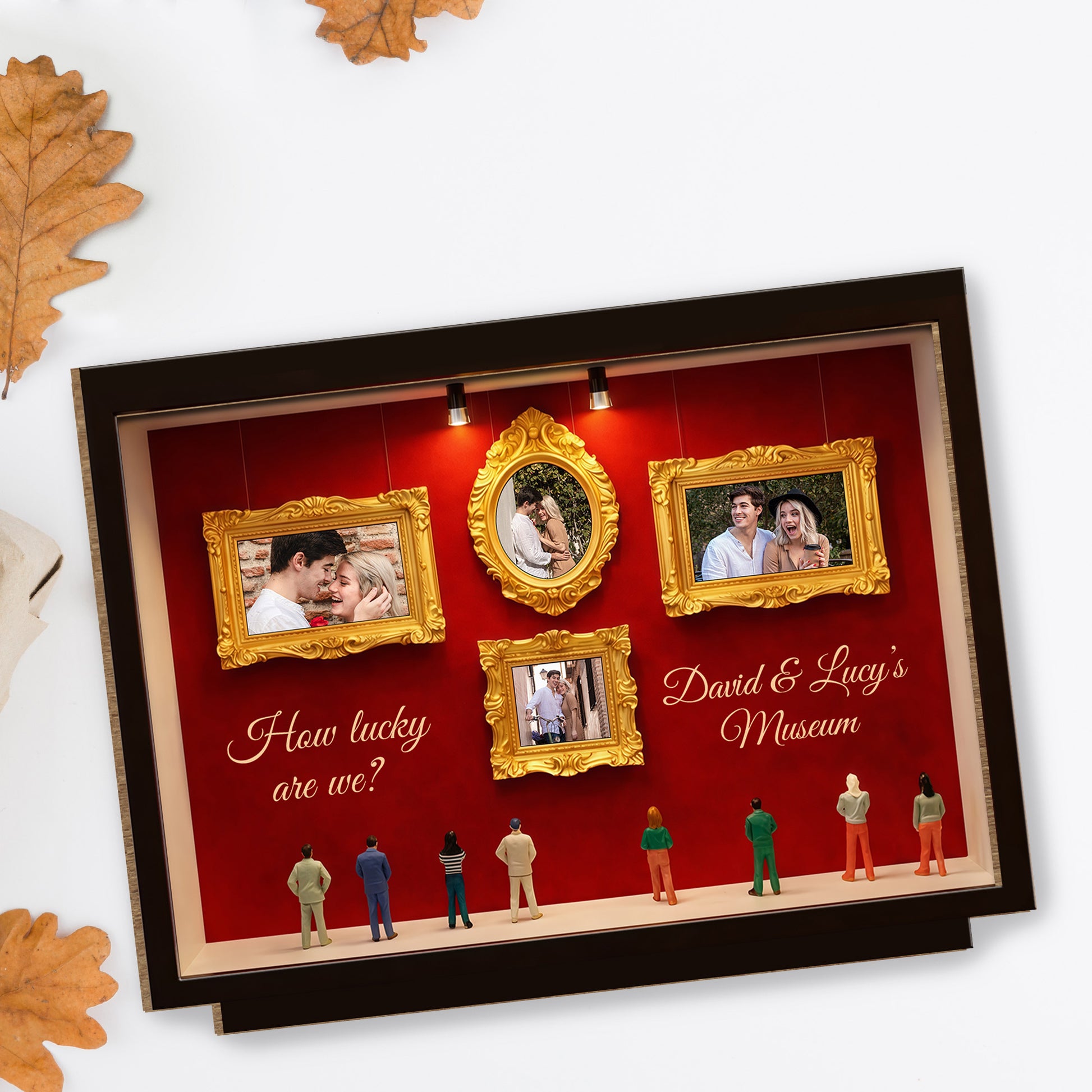 How Lucky Are We, Museum Frames And Miniature People