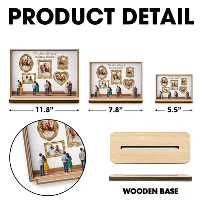 The Love Story Of Ornate Frame Plaque