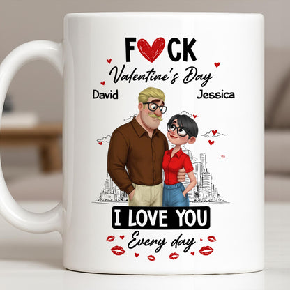 I Love You Every Day Hearts And Lip Prints