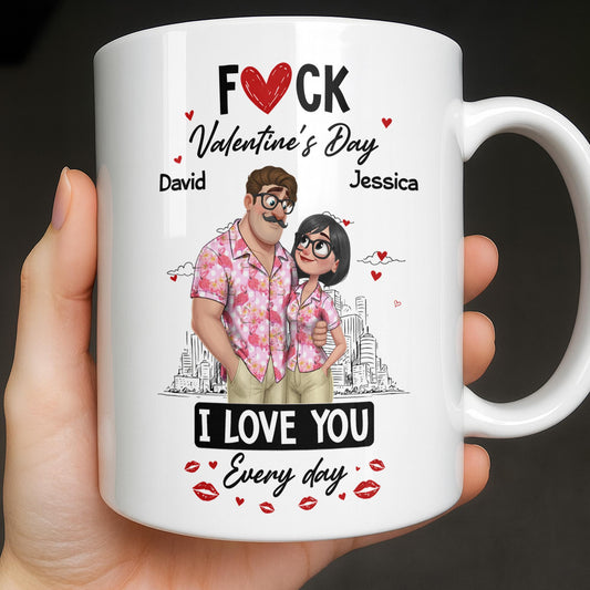 I Love You Every Day Hearts And Lip Prints