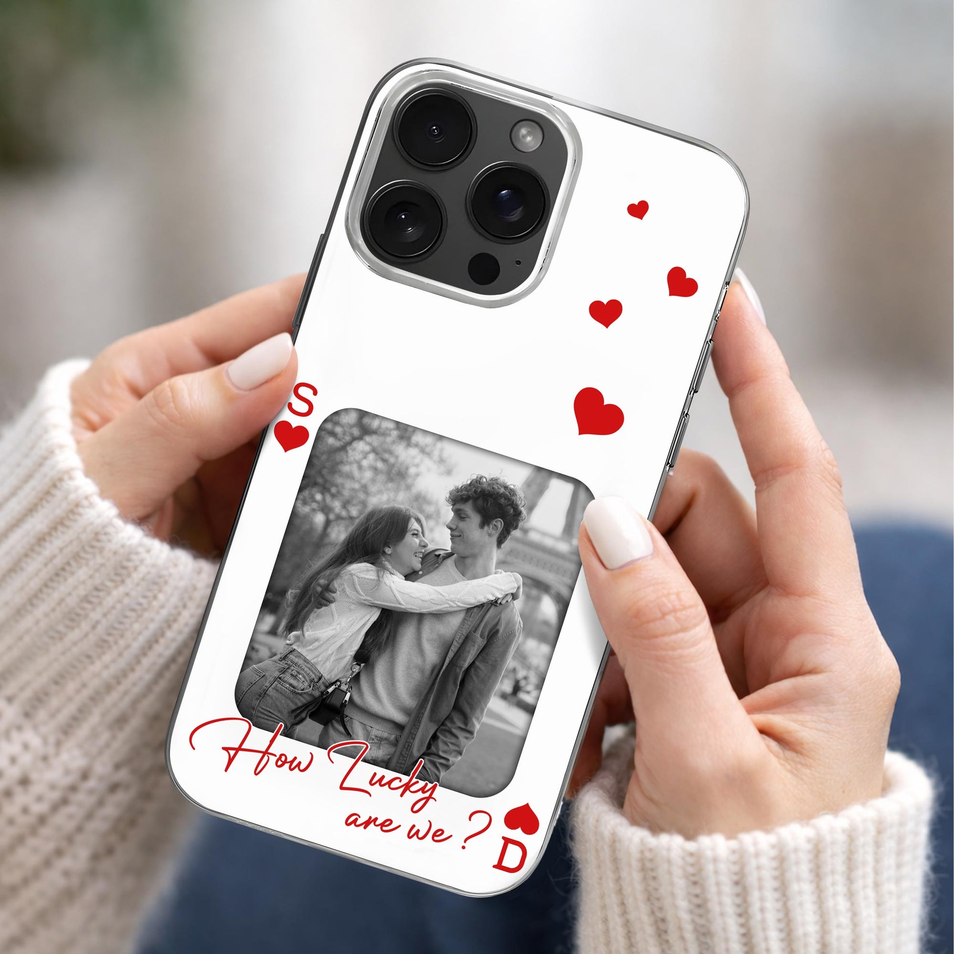 How Lucky Are We With Hearts and Eiffel Tower