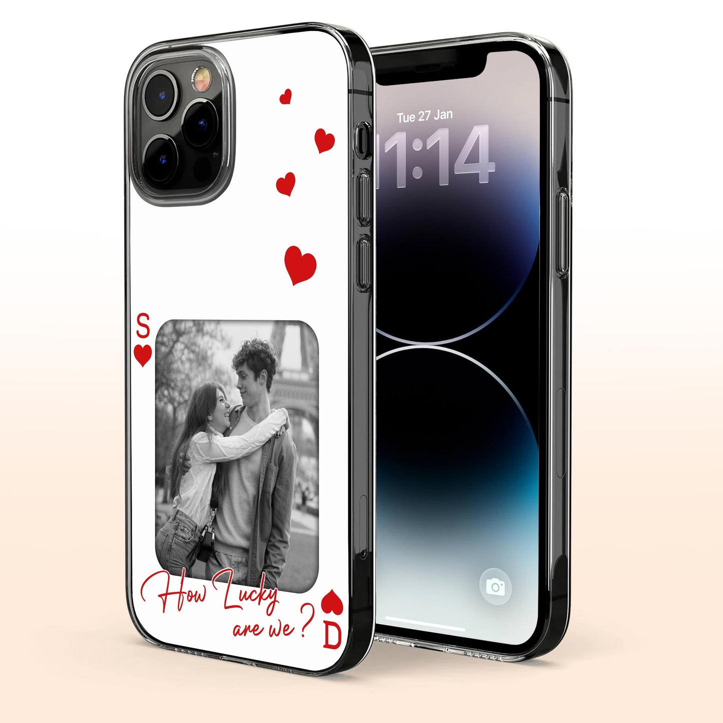 How Lucky Are We With Hearts and Eiffel Tower