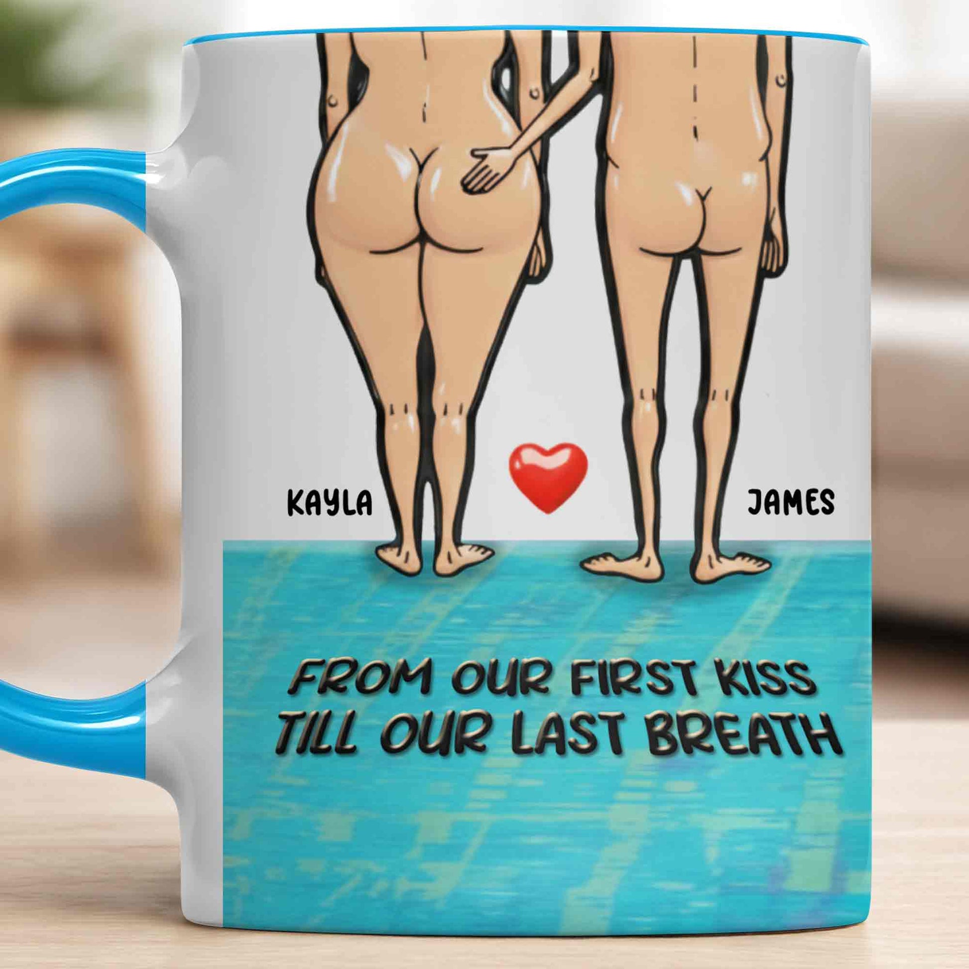 From Our First Kiss Till Our Last Breath, Couple And Heart