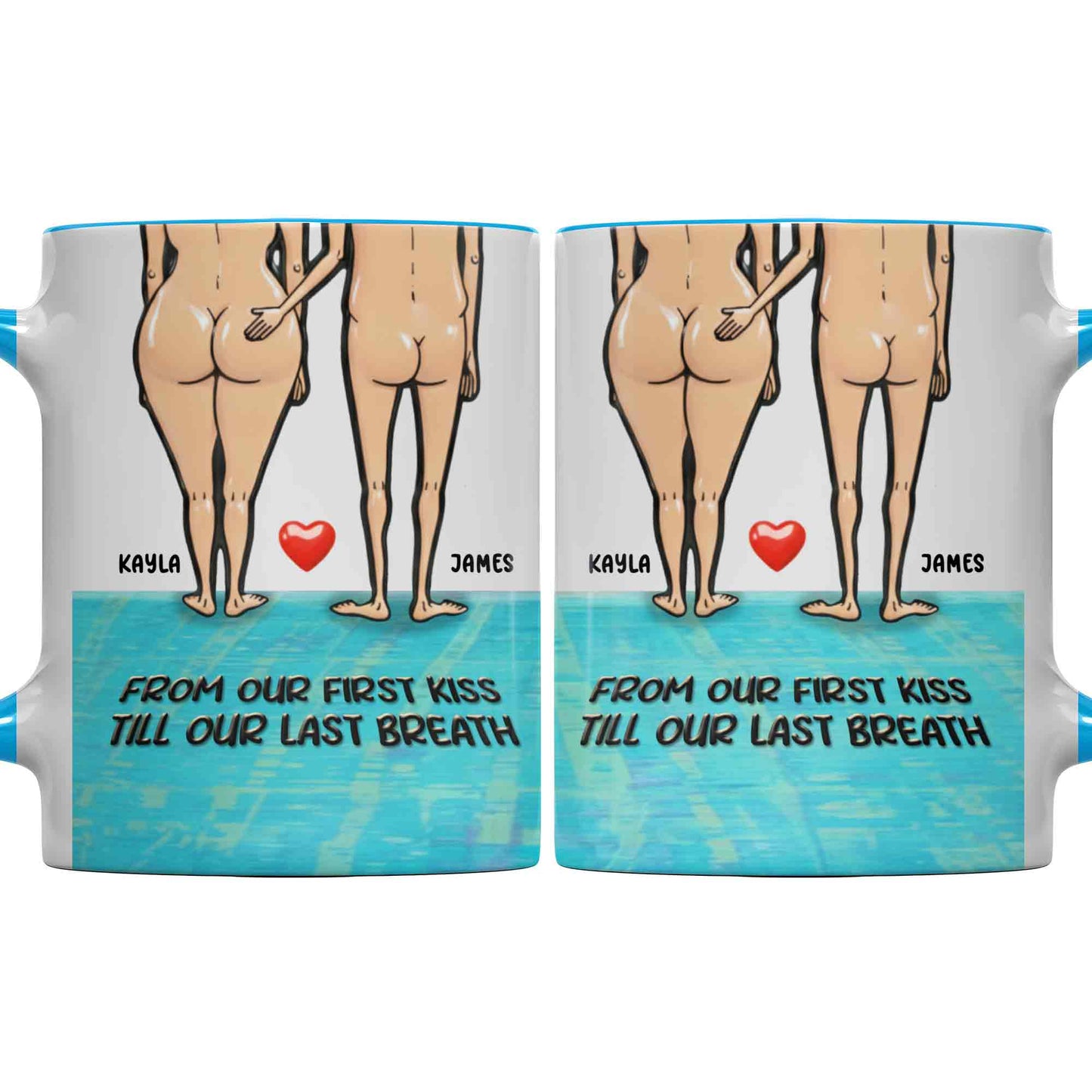 From Our First Kiss Till Our Last Breath, Couple And Heart