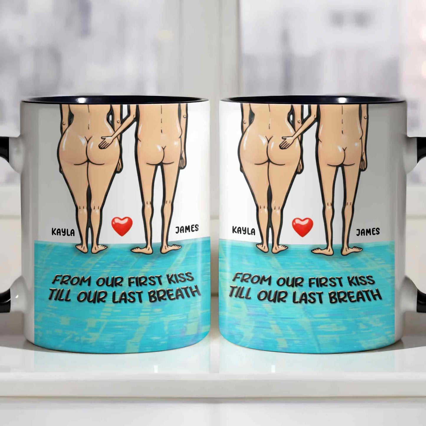 From Our First Kiss Till Our Last Breath, Couple And Heart