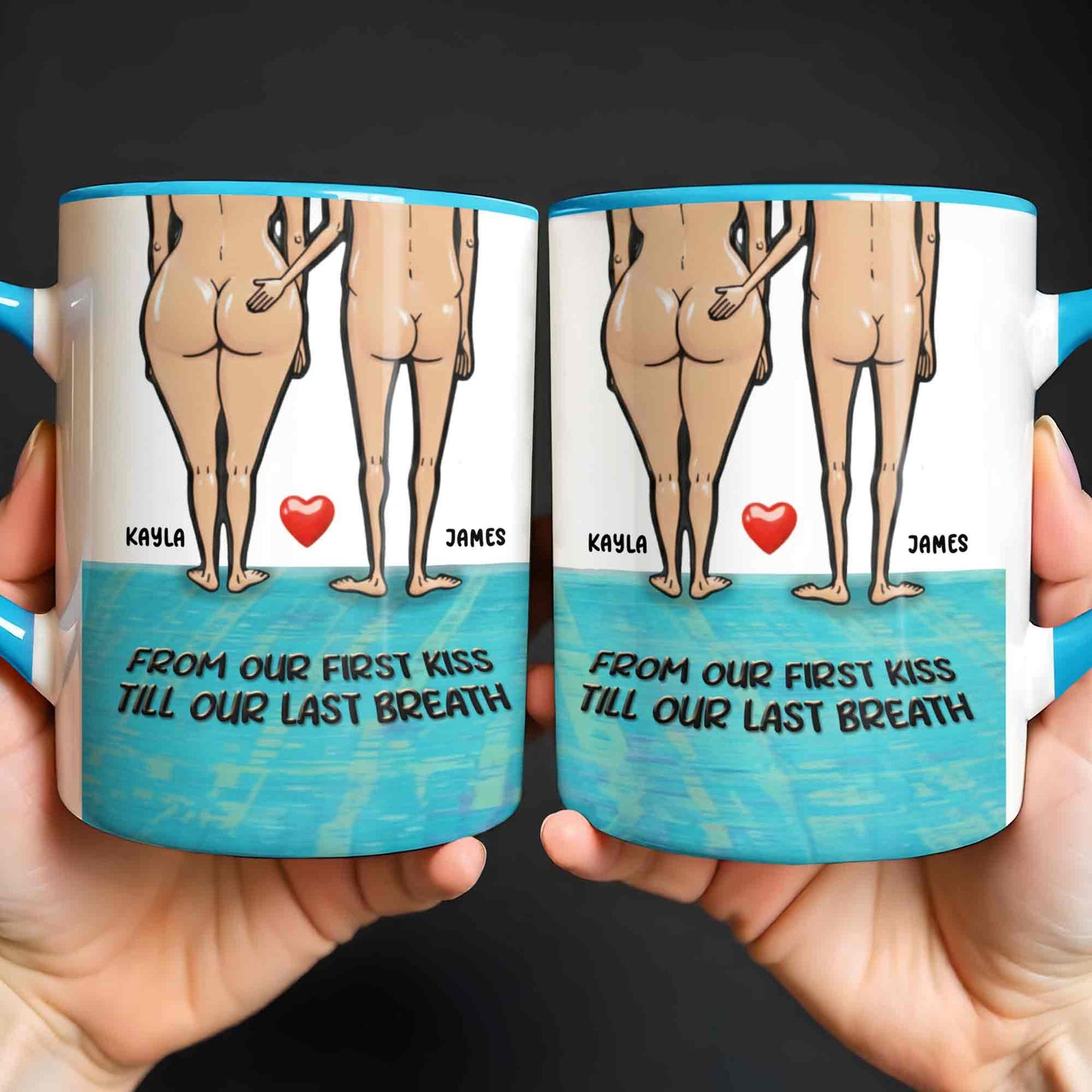 From Our First Kiss Till Our Last Breath, Couple And Heart