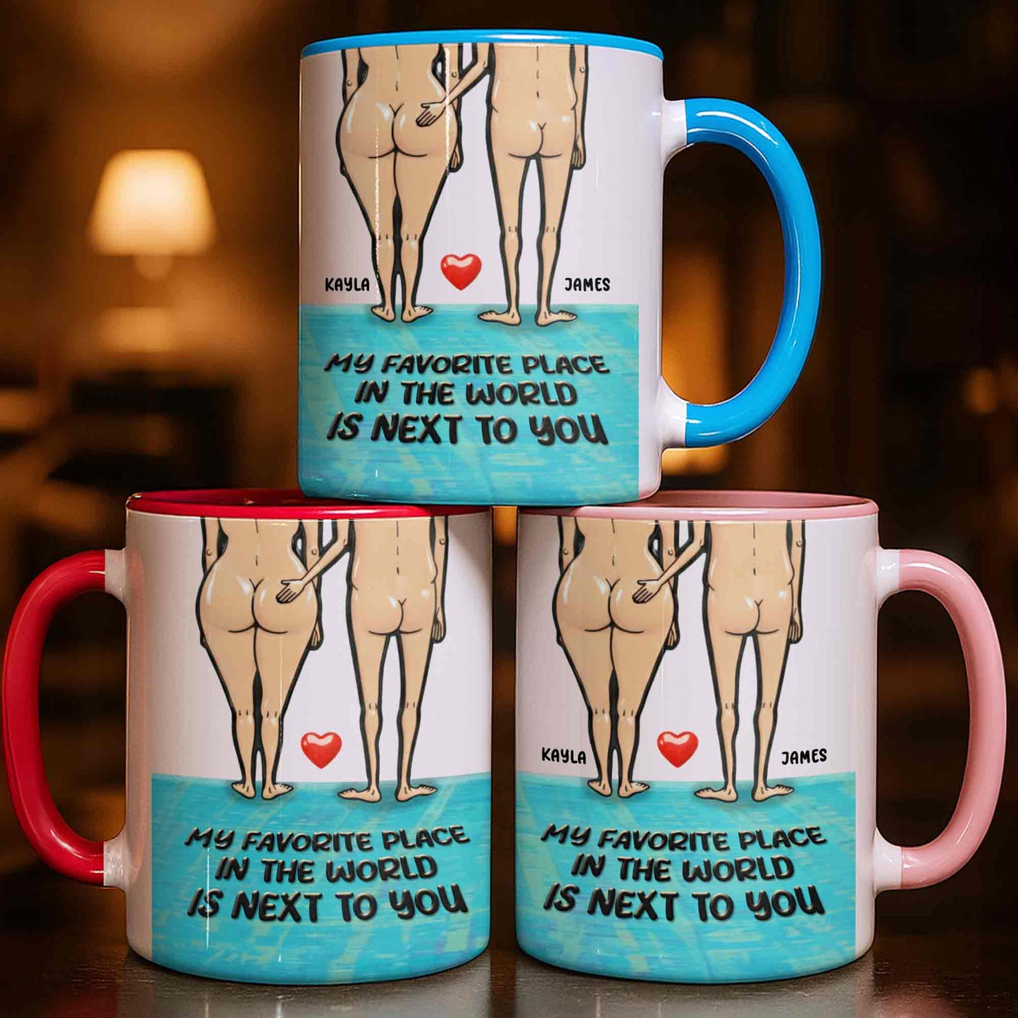 My Favorite Place In The World Is Next To You, Couple With Heart