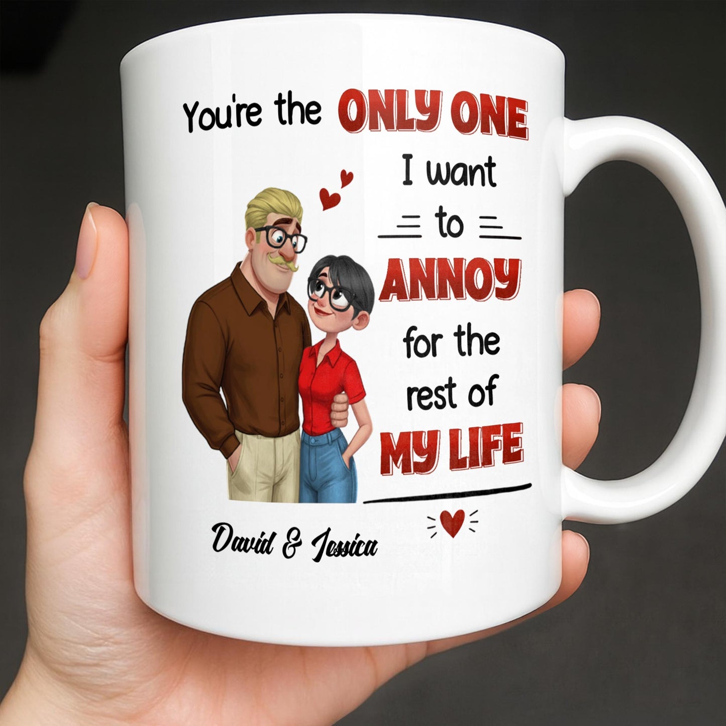 You're The Only One I Want To Annoy, Couple Design