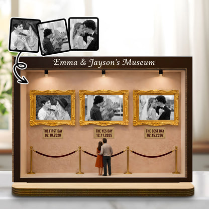 Special Moments and Milestones Museum Style Wood Plaque