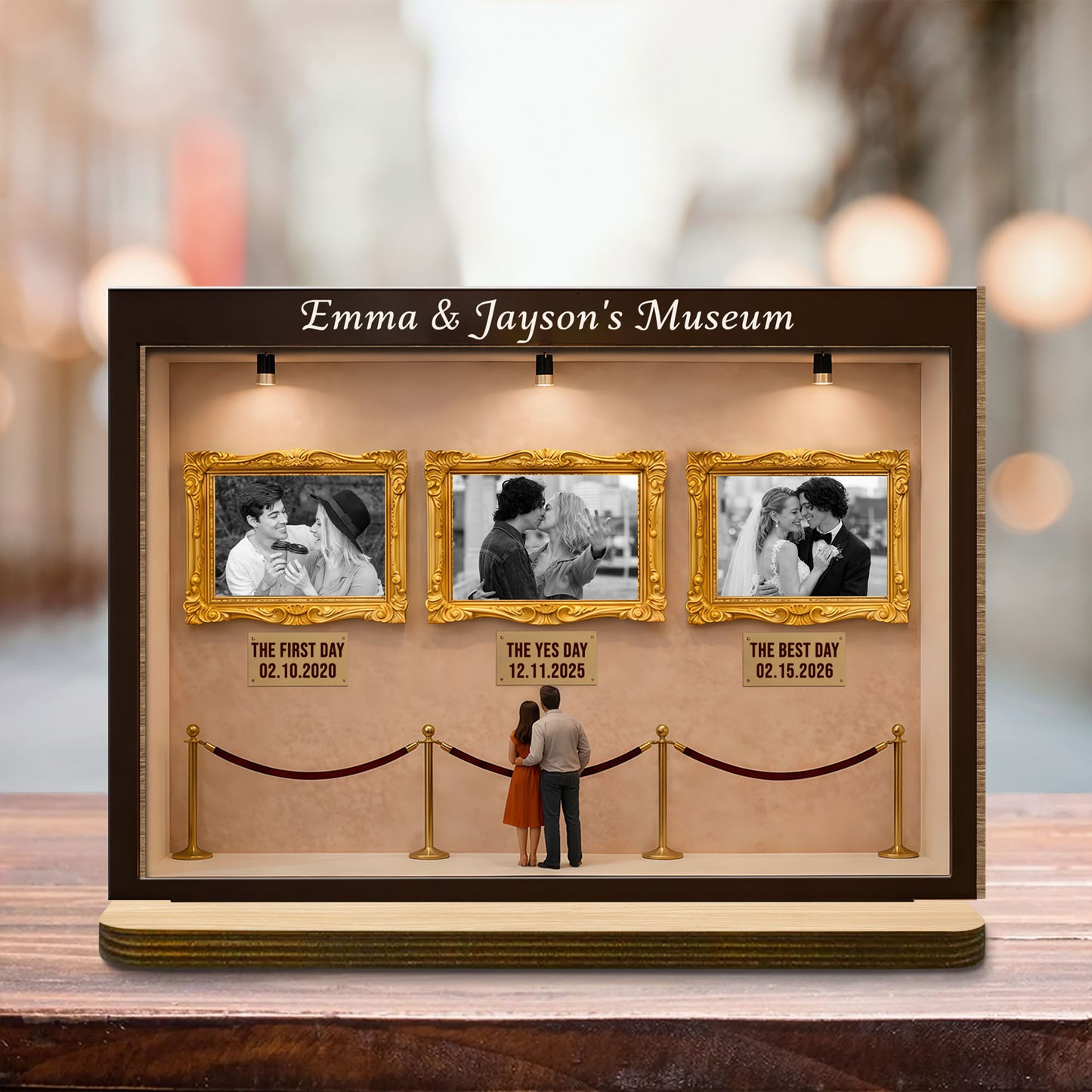 Special Moments and Milestones Museum Style Wood Plaque
