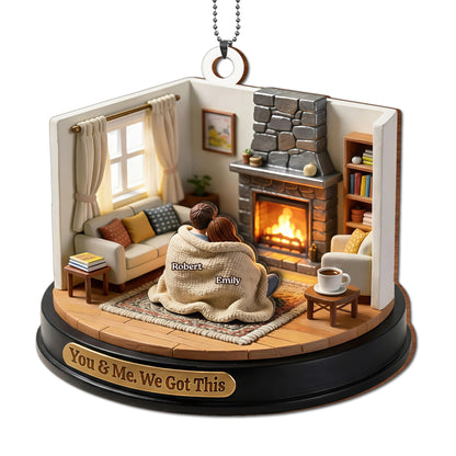 You & Me, We Got This, Cozy Fireplace Scene