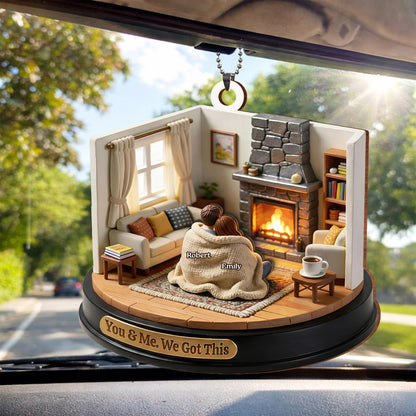 You & Me, We Got This, Cozy Fireplace Scene