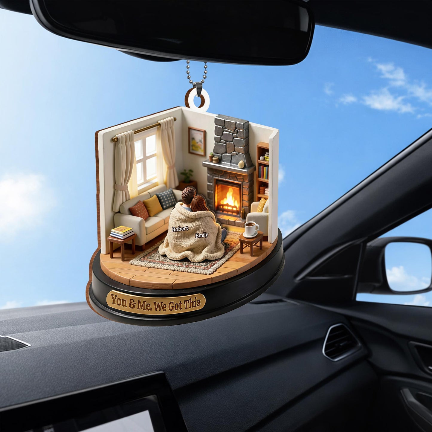 You & Me, We Got This, Cozy Fireplace Scene